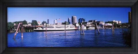 Framed Delta King Hotel, Sacramento, California Print