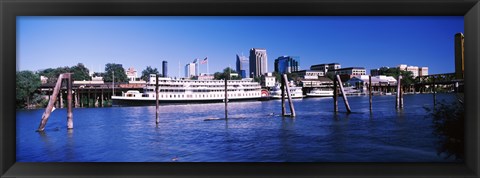 Framed Delta King Hotel, Sacramento, California Print