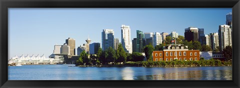 Framed City at the waterfront, Vancouver, British Columbia, Canada 2013 Print