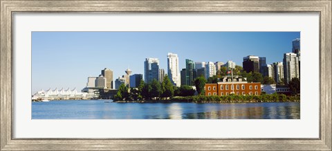 Framed City at the waterfront, Vancouver, British Columbia, Canada 2013 Print