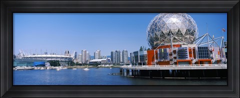 Framed Science Museum at the waterfront, Vancouver, Canada Print