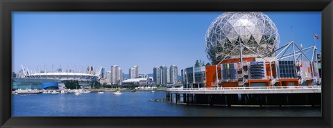 Framed Science Museum at the waterfront, Vancouver, Canada Print