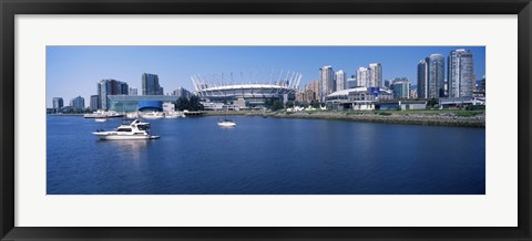 Framed Stadium at the waterfront, BC Place Stadium, Vancouver, British Columbia, Canada 2013 Print