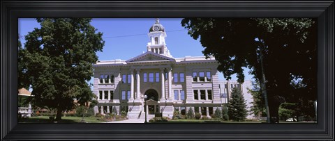Framed Close Up of Missoula County Courthouse, Missoula, Montana Print