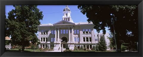 Framed Close Up of Missoula County Courthouse, Missoula, Montana Print