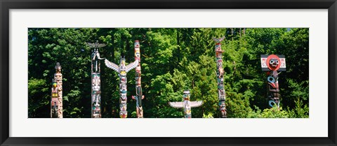 Framed Stanley Park, Vancouver, British Columbia, Canada Print