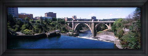 Framed Monroe Street Bridge, Spokane, Washington State Print