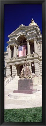 Framed Wyoming State Capitol, Cheyenne, Wyoming, USA (vertical) Print