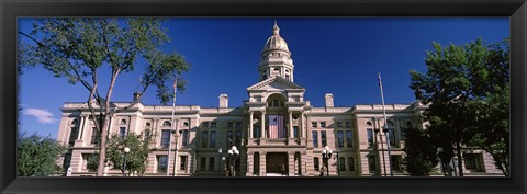 Framed Wyoming State Capitol Building, Wyoming, USA Print