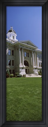 Framed Facade of a government building, Missoula County Courthouse, Missoula, Montana Print