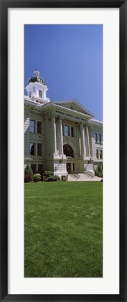 Framed Facade of a government building, Missoula County Courthouse, Missoula, Montana Print