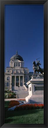 Framed Facade of a government building, Helena, Montana Print