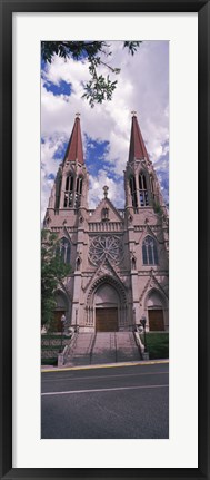 Framed Facade of the Cathedral of St. Helena, Helena, Montana, USA Print