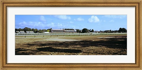Framed Saratoga Racecourse at Saratoga Springs, New York State, USA Print