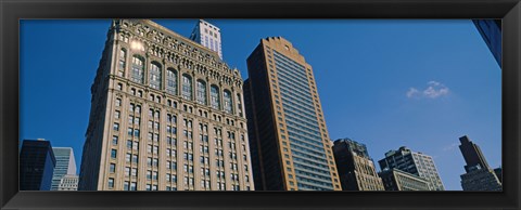 Framed Buildings in a downtown district, New York City, New York State, USA Print