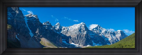 Framed Mountains over Moraine Lake in Banff National Park in the Canadian Rockies near Lake Louise, Alberta, Canada Print