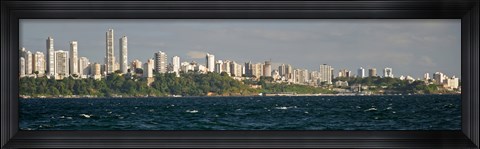 Framed Salvador skyline, Brazil Print