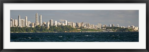 Framed Salvador skyline, Brazil Print