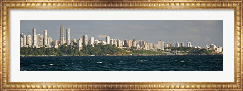 Framed Salvador skyline, Brazil Print