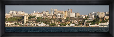 Framed City at the waterfront, Salvador, Bahia, Brazil Print