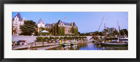 Framed Empress Hotel, Vancouver Island, Canada Print