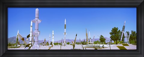 Framed White Sands Missile Range Museum, Alamogordo, New Mexico Print