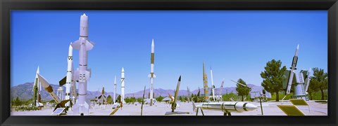 Framed White Sands Missile Range Museum, Alamogordo, New Mexico Print