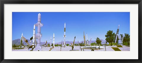 Framed White Sands Missile Range Museum, Alamogordo, New Mexico Print