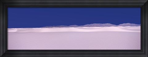 Framed White Sands National Monument in New Mexico Print