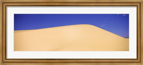 Framed Desert in New Mexico with Blue Sky Print
