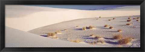 Framed View of the White Sands Desert in New Mexico Print