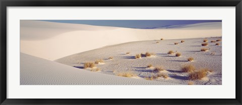 Framed View of the White Sands Desert in New Mexico Print