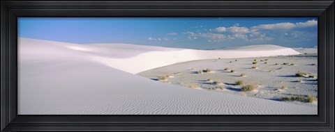 Framed Clouds Over the White Sands Desert Print