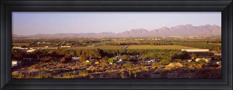 Framed Overview of Alamogordo, Otero County, New Mexico, USA Print
