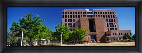 Framed Facade of a government building, Pete V.Domenici United States Courthouse, Albuquerque, New Mexico, USA Print