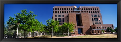 Framed Facade of a government building, Pete V.Domenici United States Courthouse, Albuquerque, New Mexico, USA Print