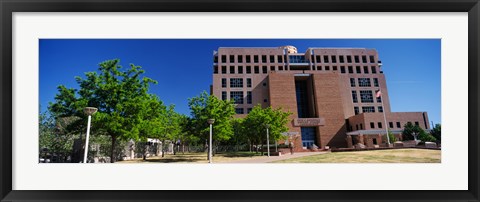 Framed Facade of a government building, Pete V.Domenici United States Courthouse, Albuquerque, New Mexico, USA Print