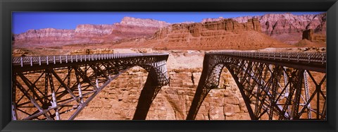 Framed Navajo Bridge at Grand Canyon National Park, Arizona Print