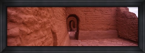 Framed Ruins at Pecos National Historical Park, New Mexico, USA Print