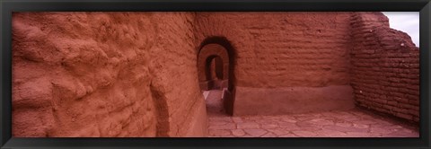 Framed Ruins at Pecos National Historical Park, New Mexico, USA Print