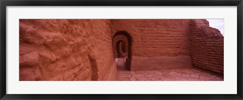 Framed Ruins at Pecos National Historical Park, New Mexico, USA Print