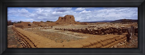 Framed Church ruins, Pecos National Historical Park, New Mexico, USA Print