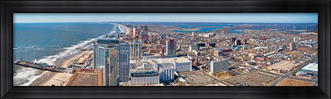 Framed Cityscape, Atlantic City, New Jersey, USA Print