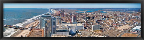 Framed Cityscape, Atlantic City, New Jersey, USA Print