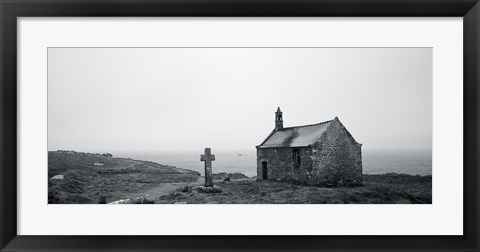 Framed St. Samson Chapel at Porspoder, Finistere, Brittany, France Print