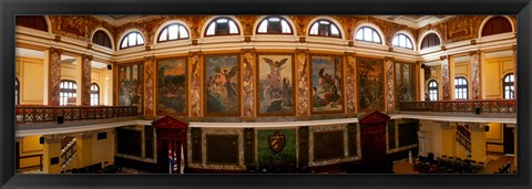 Framed Interiors of the Aula Magna, University of Havana, Havana, Cuba Print