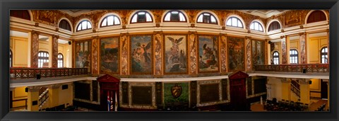 Framed Interiors of the Aula Magna, University of Havana, Havana, Cuba Print