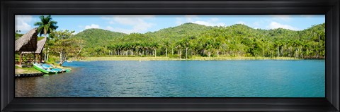 Framed Trees on a hill, Las Terrazas, Pinar Del Rio Province, Cuba Print
