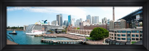 Framed Circular Quay, Sydney, New South Wales, Australia 2012 Print
