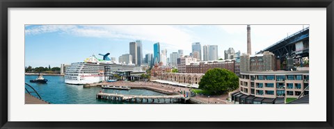 Framed Circular Quay, Sydney, New South Wales, Australia 2012 Print